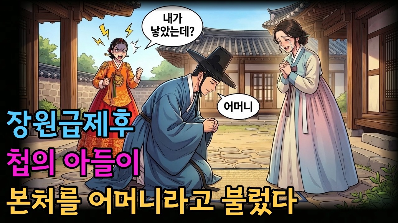 장원급제한 첩의 아들이 본처를 어머니라고 불렀다. 오늘의말벗.