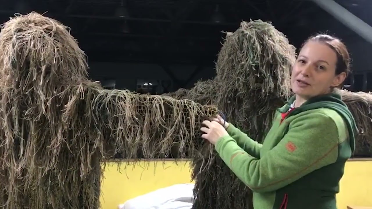 Плетіння маскувальних курток / кікімор типу 