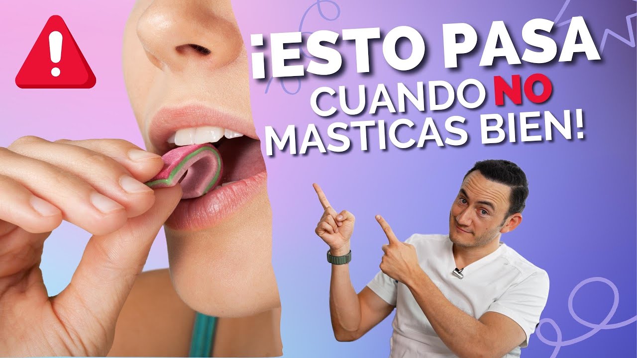 Esto pasa cuando NO masticas bien tus alimentos