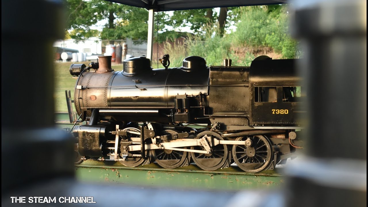 White Creek Railroad: Firing Pennsy H10 Live Steam Locomotive