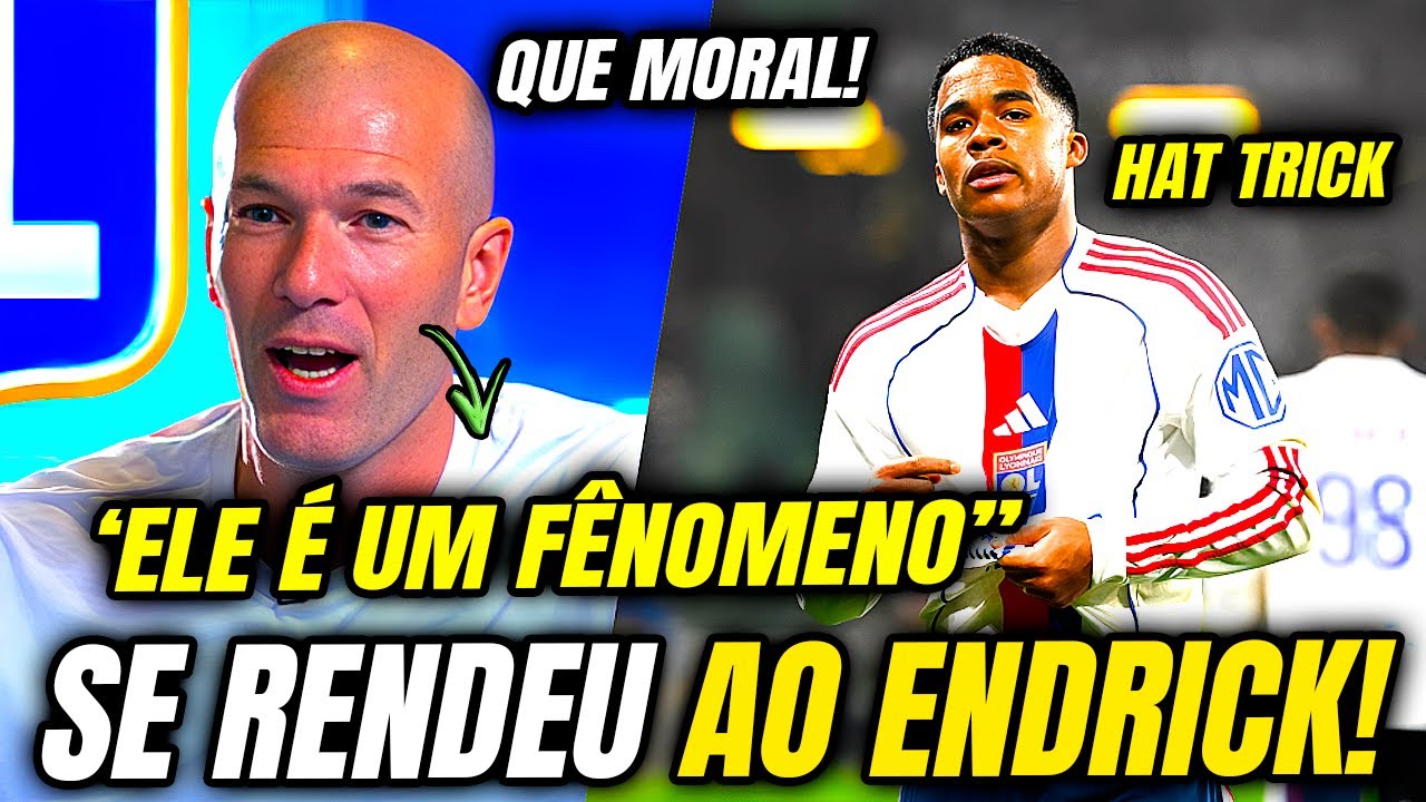 🚨 OLHA A IMPRESSIONANTE REAÇÃO DO ZIDANE ao SHOW DO ENDRICK NA FRANÇA ONTEM