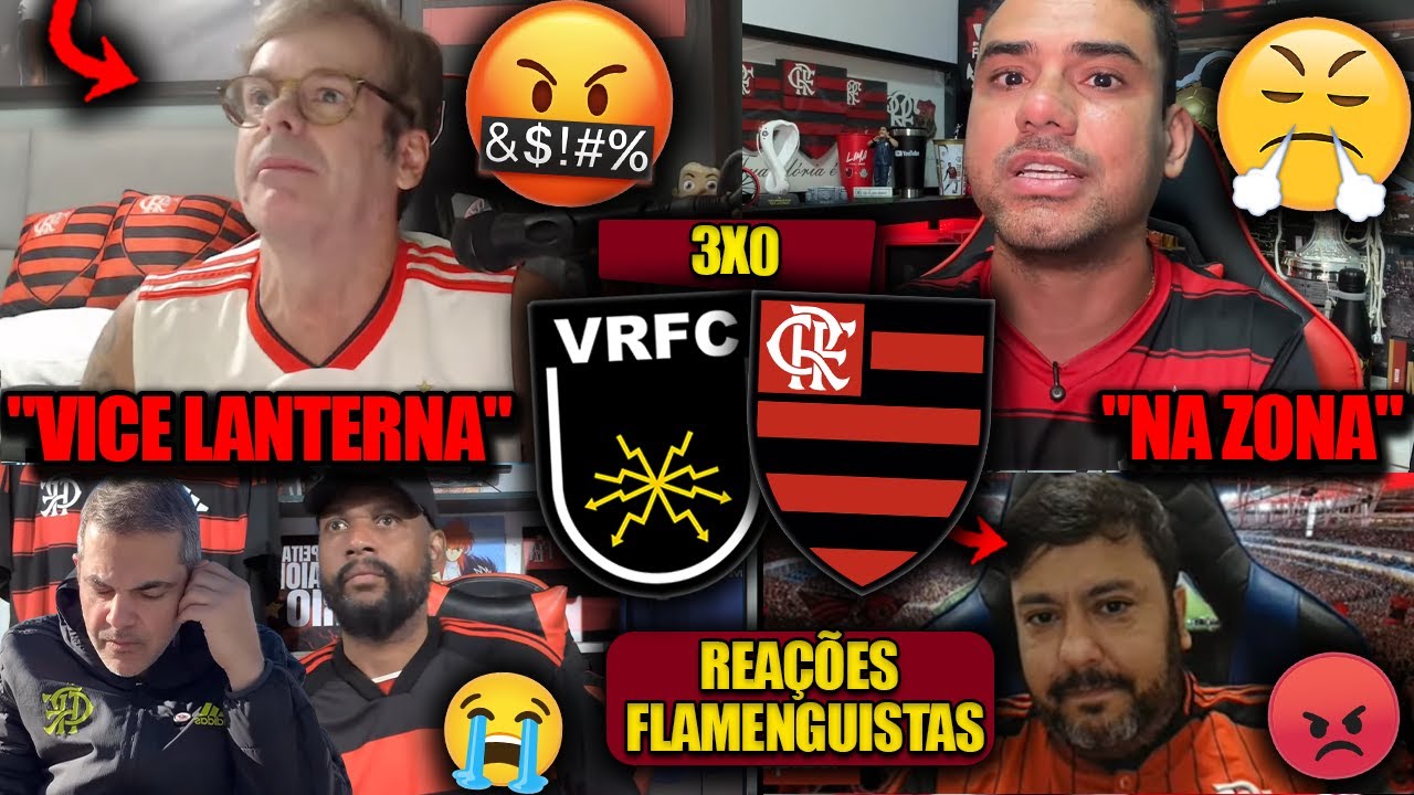 REAÇÕES dos FLAMENGUISTAS - VOLTA REDONDA 3X0 FLAMENGO - CARIOCÃO 2026 - REACT VAMOS RIR FLA na ZONA