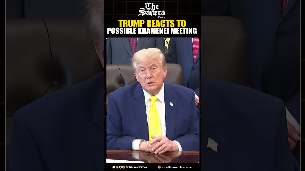 Trump Reacts To Possible Khamenei Meeting