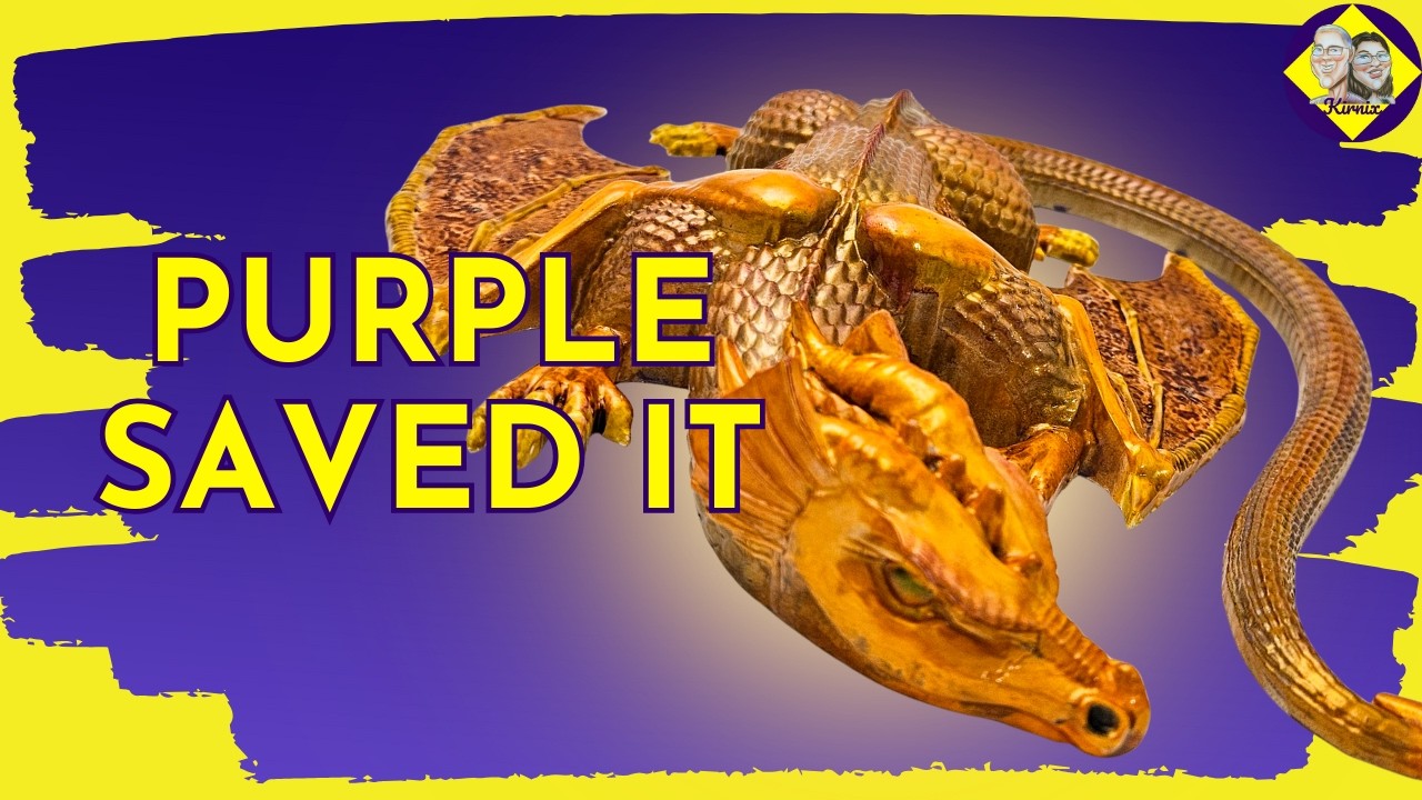 I Made a Giant AquaCast Dragon… Then He Painted It