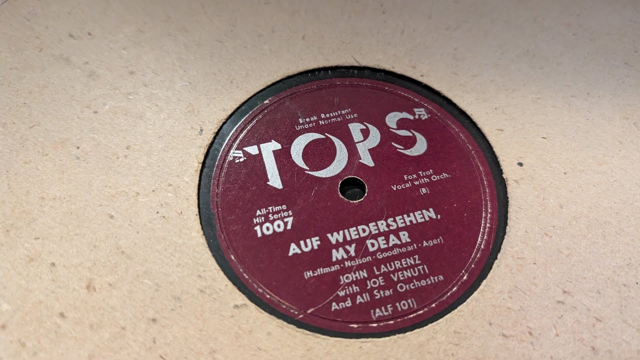 Auf Wiedesehen My Dear, Joe Venuti (Tops Records)