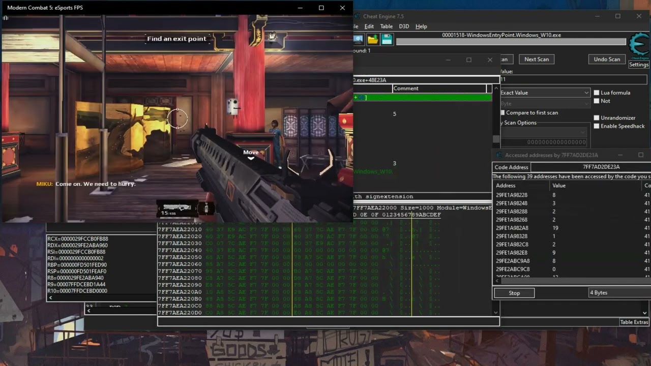 MC5 Rapid Fire Hack | Cheat Engine Tutorial