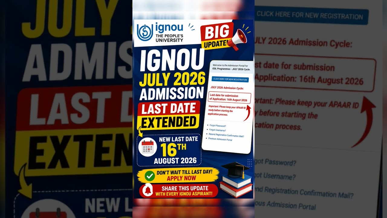 🚨 BIG IGNOU UPDATE!