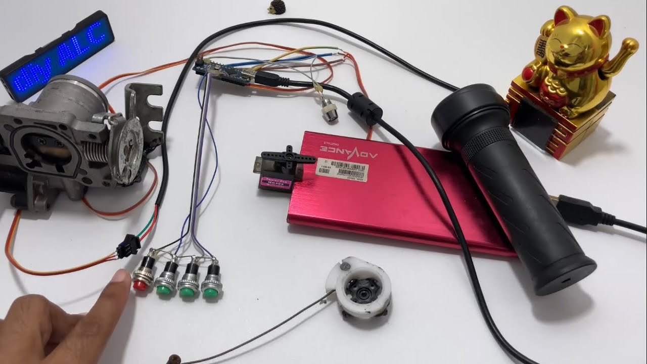 Membuat Ride By Wire Throttle Bodies 4 Mode | Throttle Body by Wire