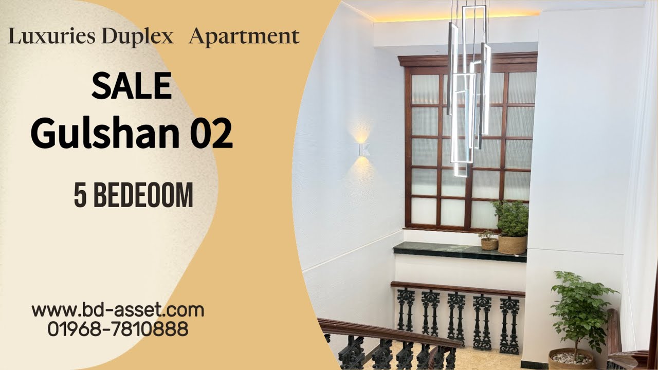 4700sft Luxurious Duplex Apartment For Sale in Gulshan 02