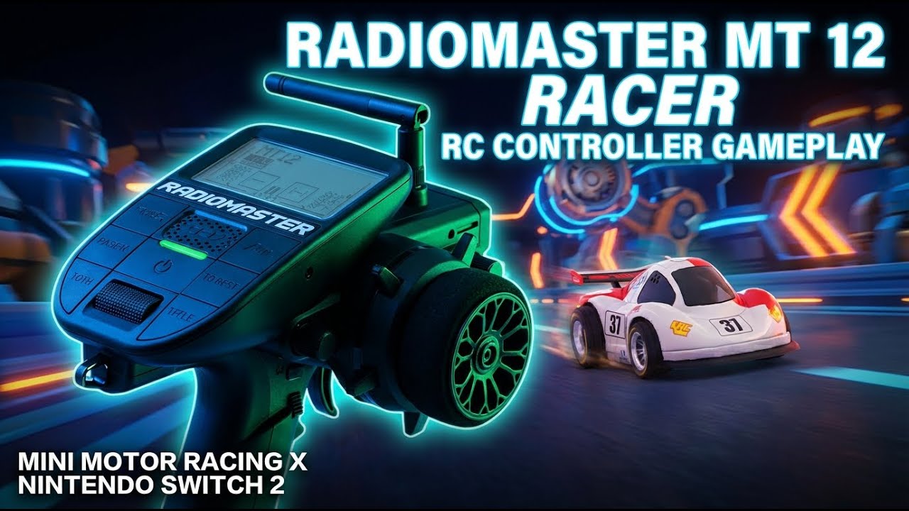 RadioMaster MT12: Racer - Mini Motor Racing X Switch 2 | RC Controller Gameplay (POV)