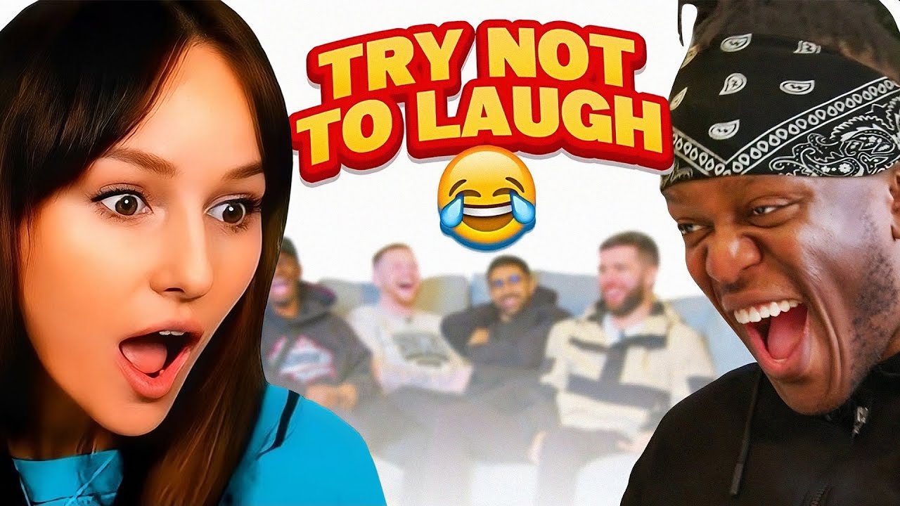 Реакция Фрейи на наступление SIDEMEN: TRY NOT TO LAUGH: HARRY EDITION