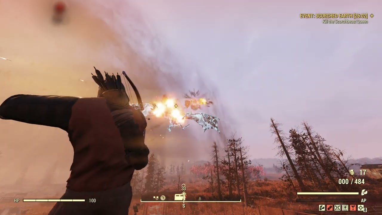 Fallout 76 2026 Scorched Beast Queen with Missile Battery Back Up
