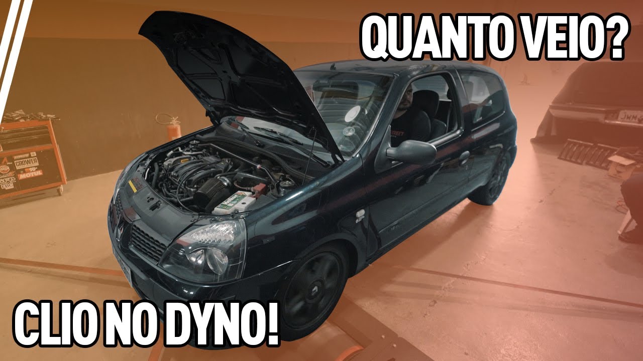 ABSURDO: CLIO 1.6 PREPARADO NO DINAMOMETRO!
