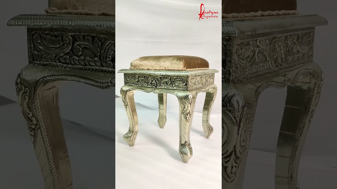 The BEST White Metal Sitting Stool You Will Ever Own