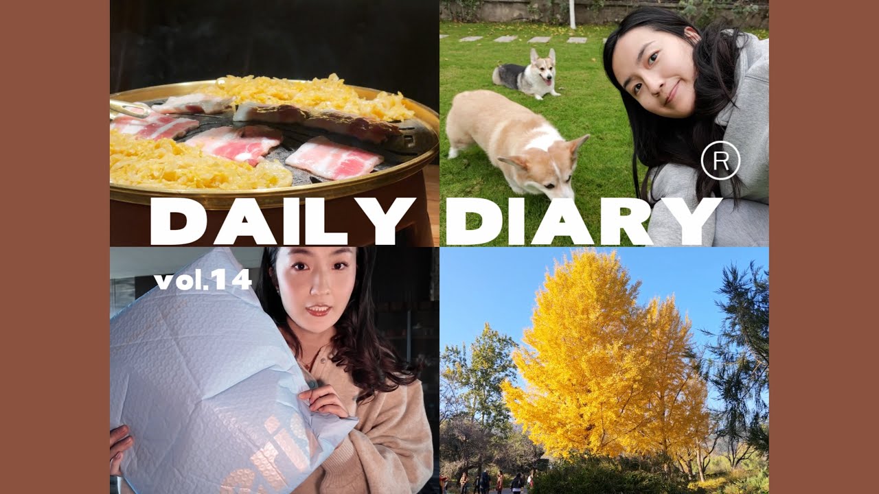 『Della’s Daily Diary』14｜双十一购物开箱｜北京好吃的烤肉｜植物园秋天