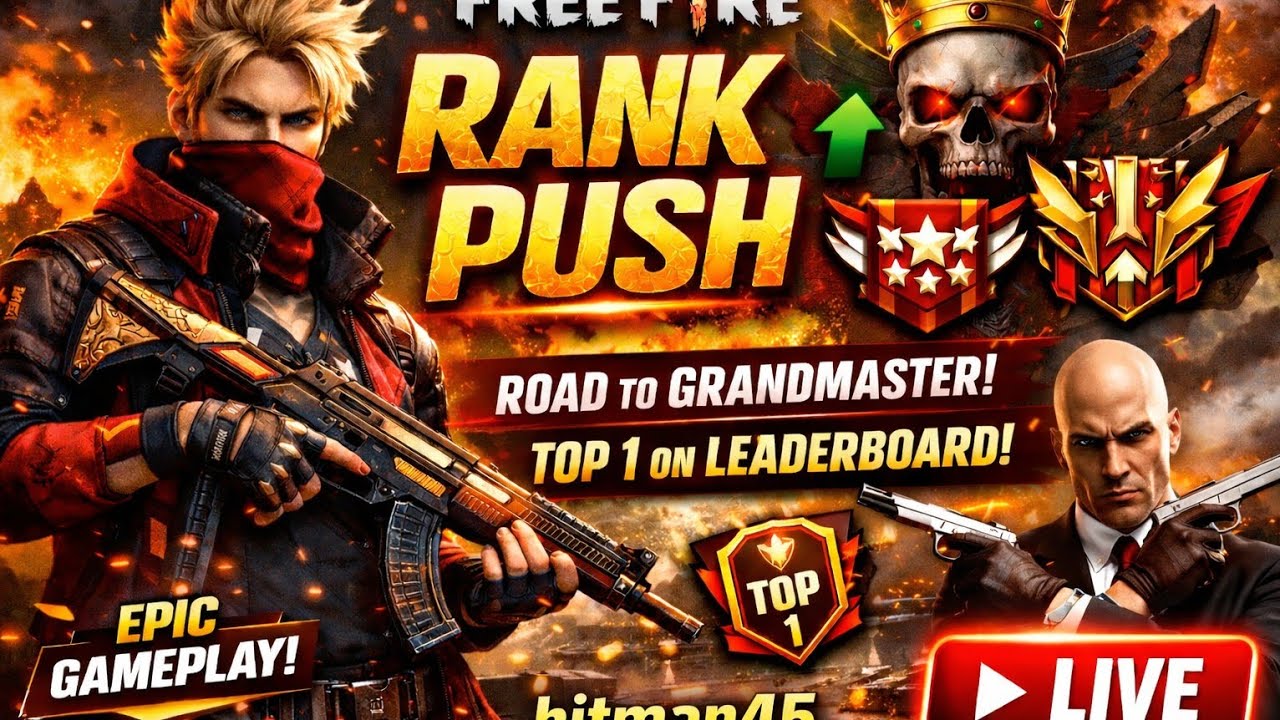 HITMAN_FF is live free fire playing