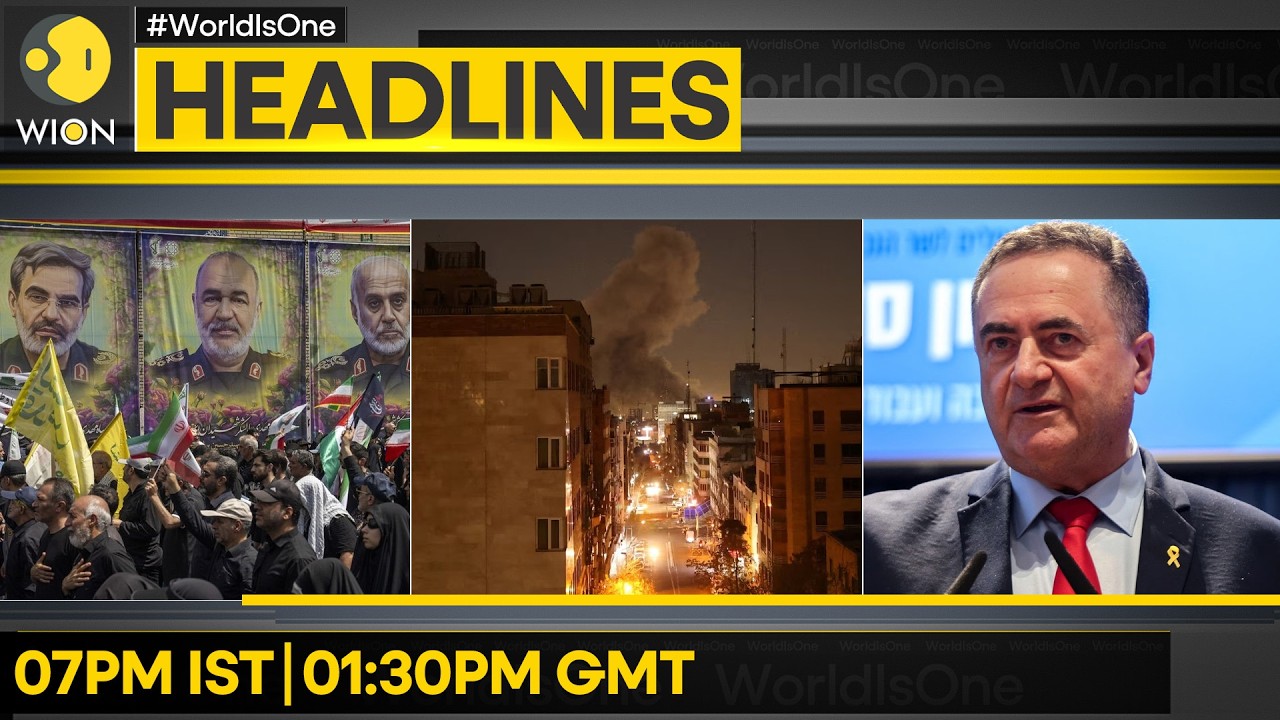Katz: No Time Limit on Iran Campaign | Israel's Fresh Strikes in Iran, Lebanon | WION HEADLINES