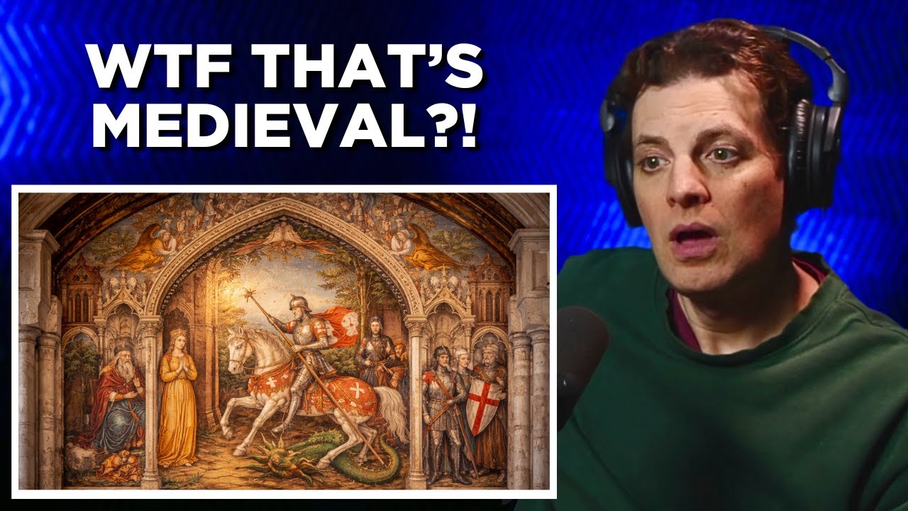 Американец отреагировал на самые редкие средневековые картины Англии!