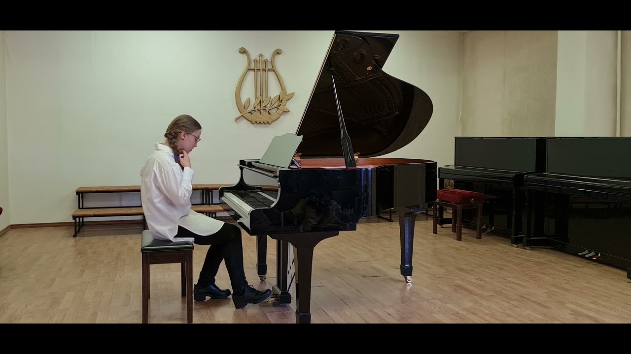 М.Дворжак. Этюд 3. Исп.Перунова Юлия, 14 лет.