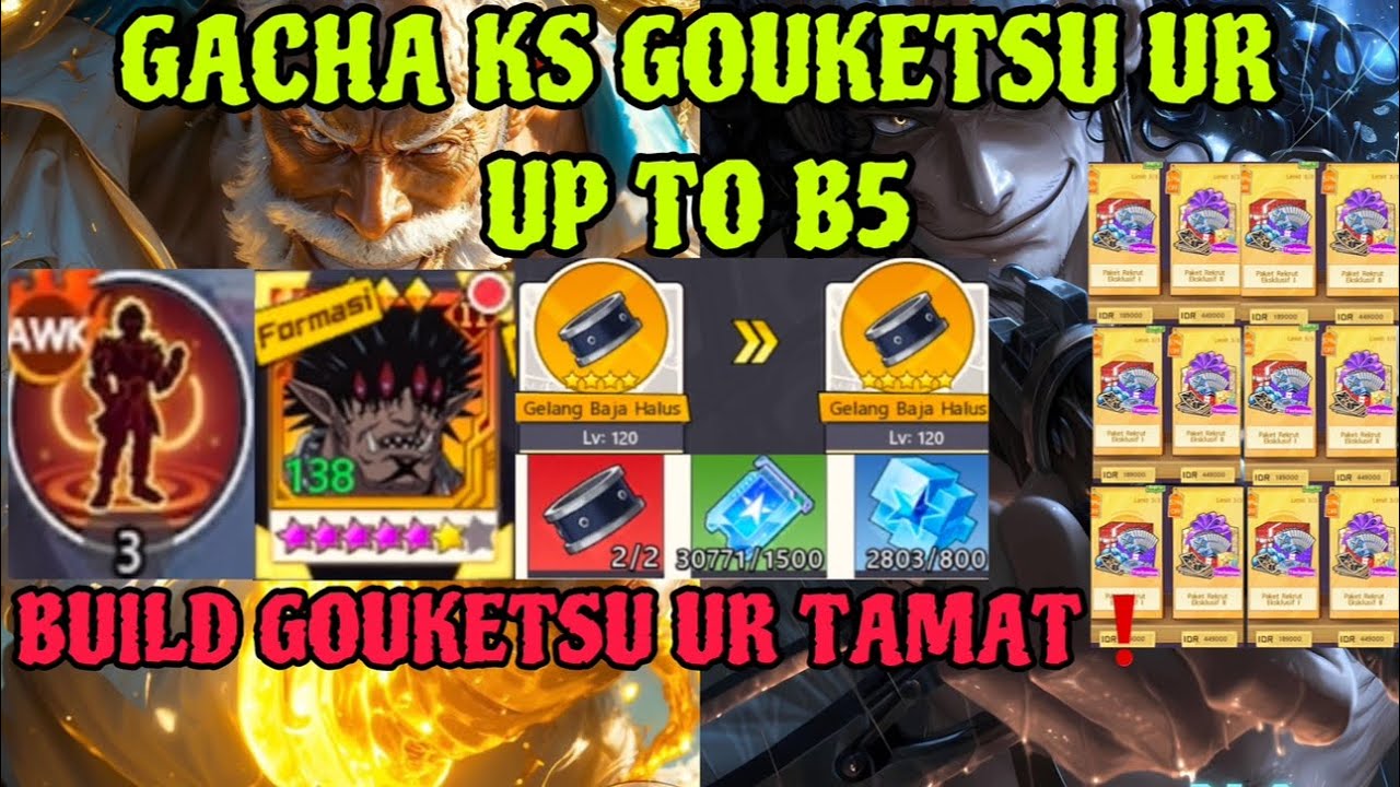 🔥🔥GOUKETSU UR RESMI TAMAT❗️[ GACHA KS B5 ] | ONE PUNCH MAN : The Stronggets ||