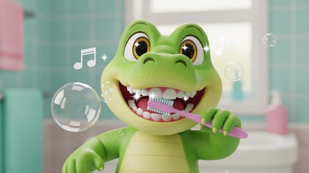 Песня про зубную щетку крокодила Коко 🐊🪥🎵 | Мультфильм для детей и весёлые приключения