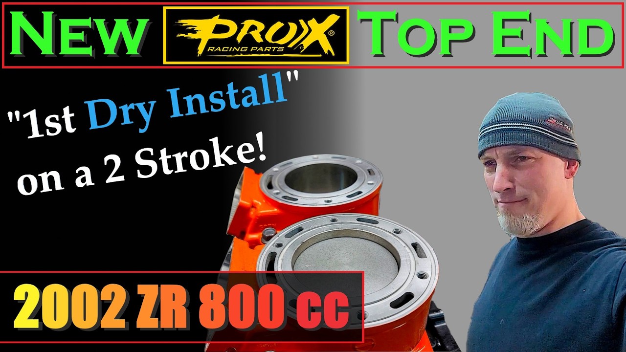 02 Arctic Cat ZR 800 CCE Rebuild Part 24 || Pro-X Top End || The Damage and DRY INSTALL Method