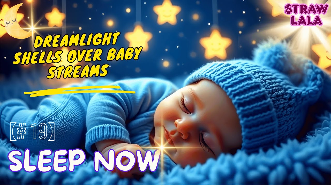 Dreamlight Shells Over Baby Streams – Gentle Piano Music & Smarter Sleep