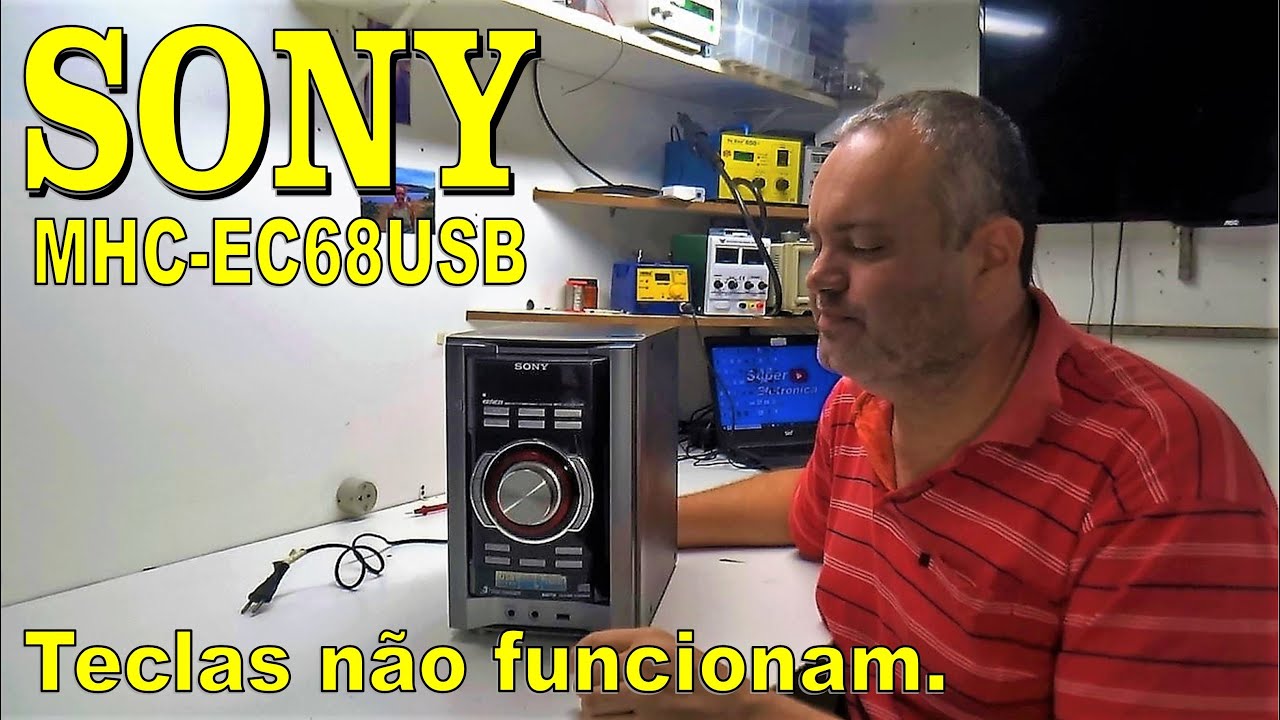 Sony MHC-EC68USB, não funciona comandos.