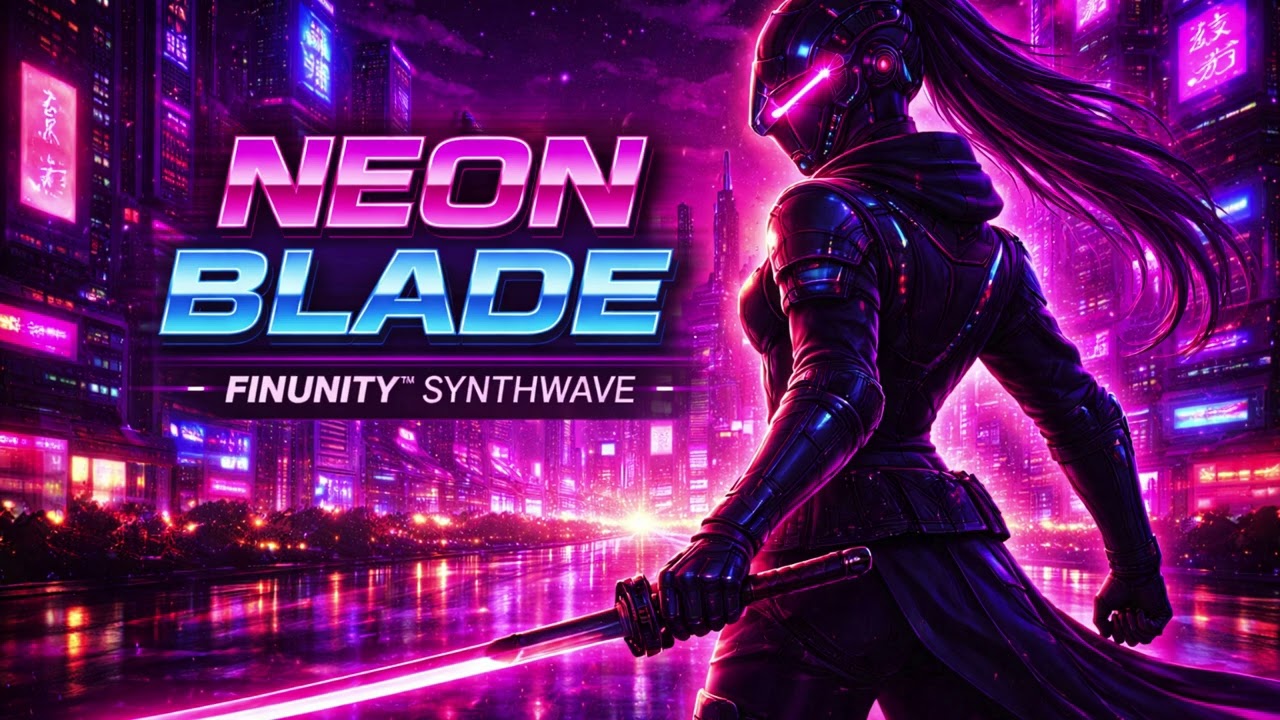 🌃NEON BLADE | FINUNITY™ SYNTHWAVE #SYNTHWAVE #CYBERPUNK #NEONCITY 🚀