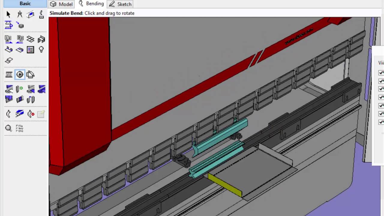 Offline programming of Dener Press brake  with Metacam