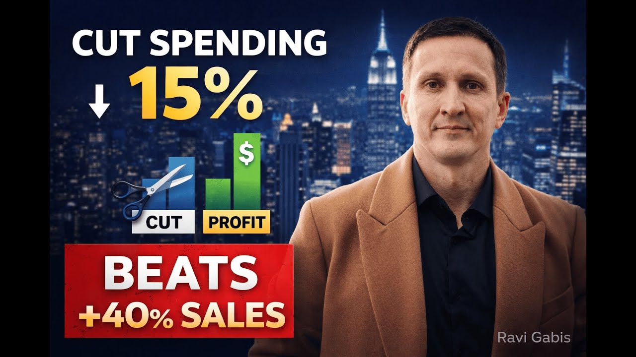 I Cut Spending by 15% &mdash; It Beat Growing Sales by 40%