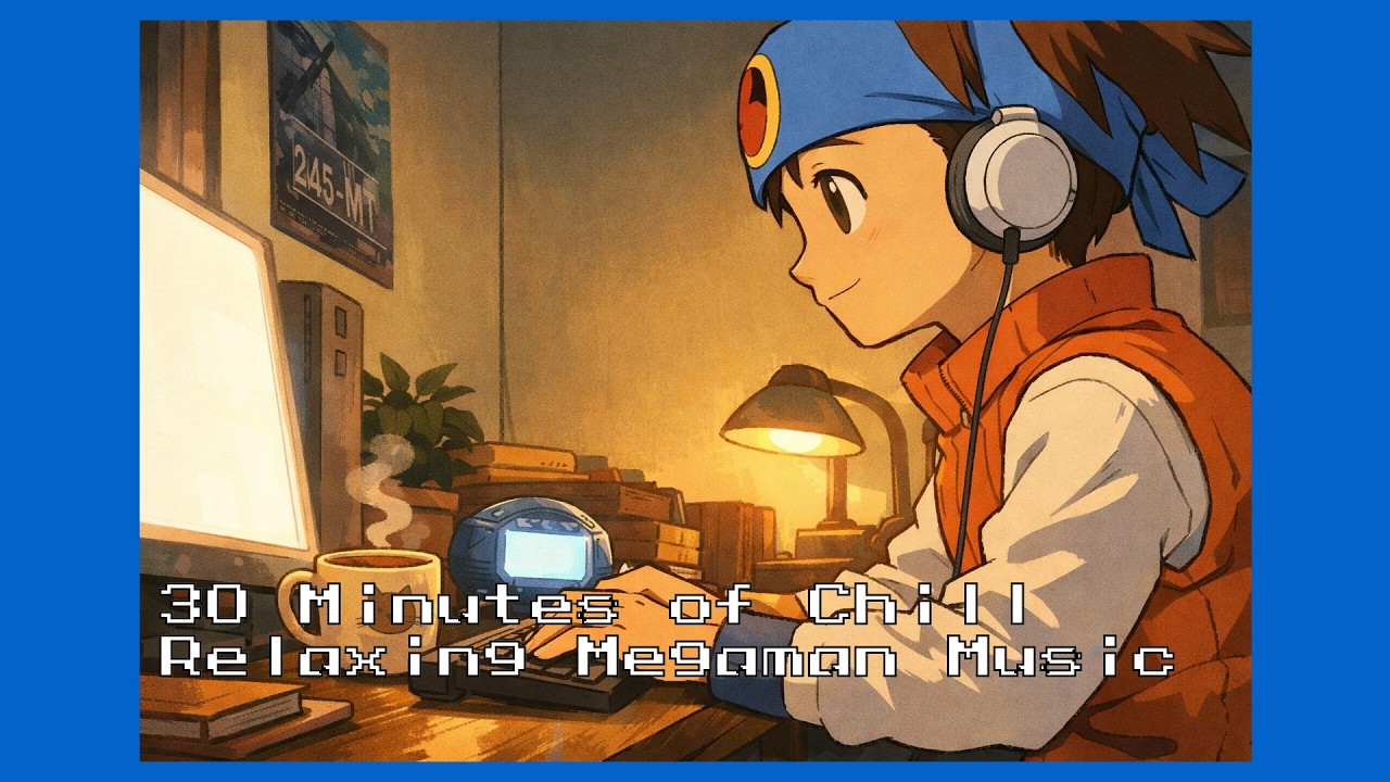 30 minutes of the best chill MegaMan music for being productive