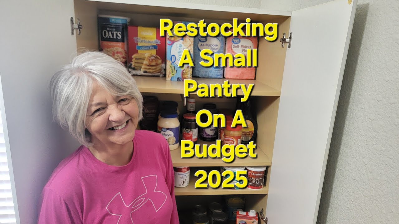 Small Space, Small Pantry, Restocking On A Frugal Budget, Prepping 2025