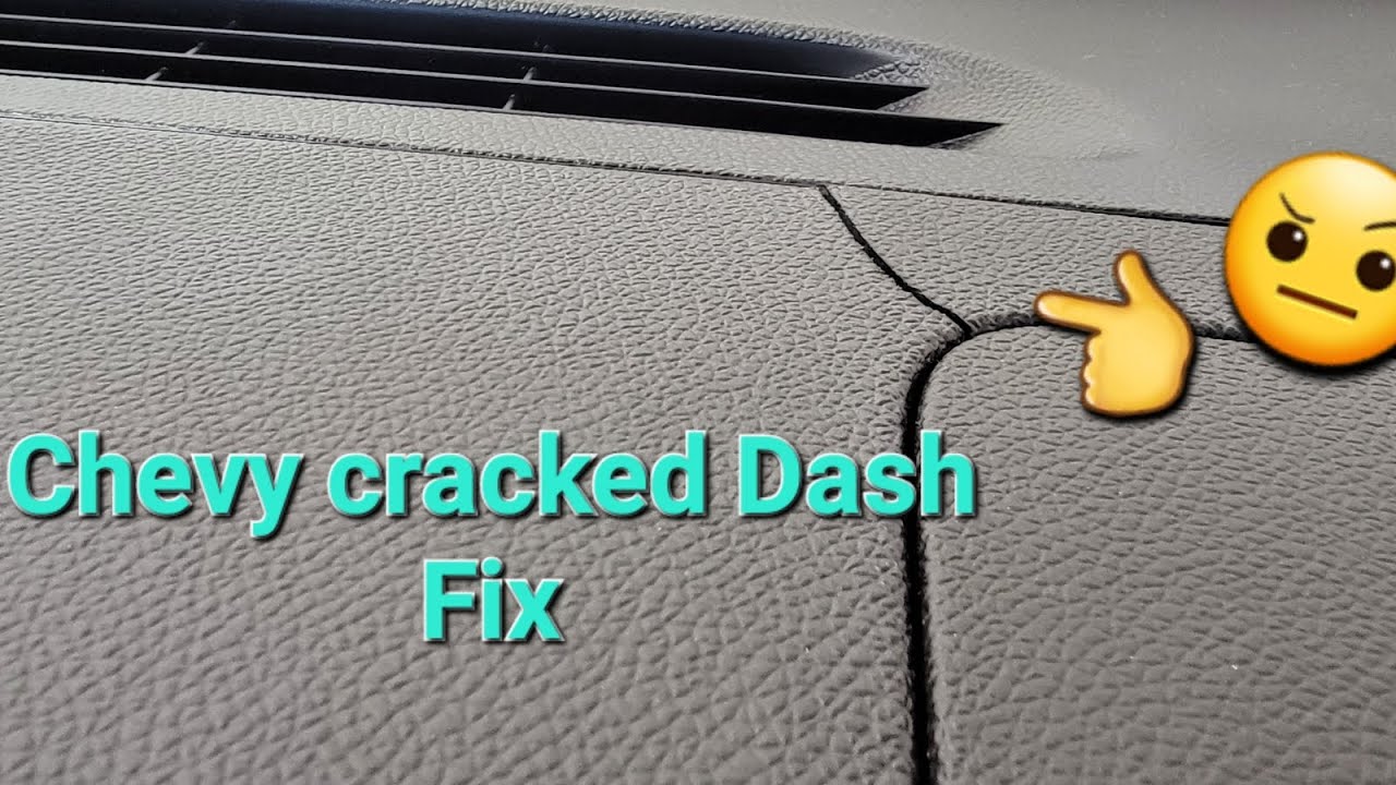 How to fix the Cracked Chevy or GMC dash in your truck or car!  2008 Chevy  silverado 3500 HD!