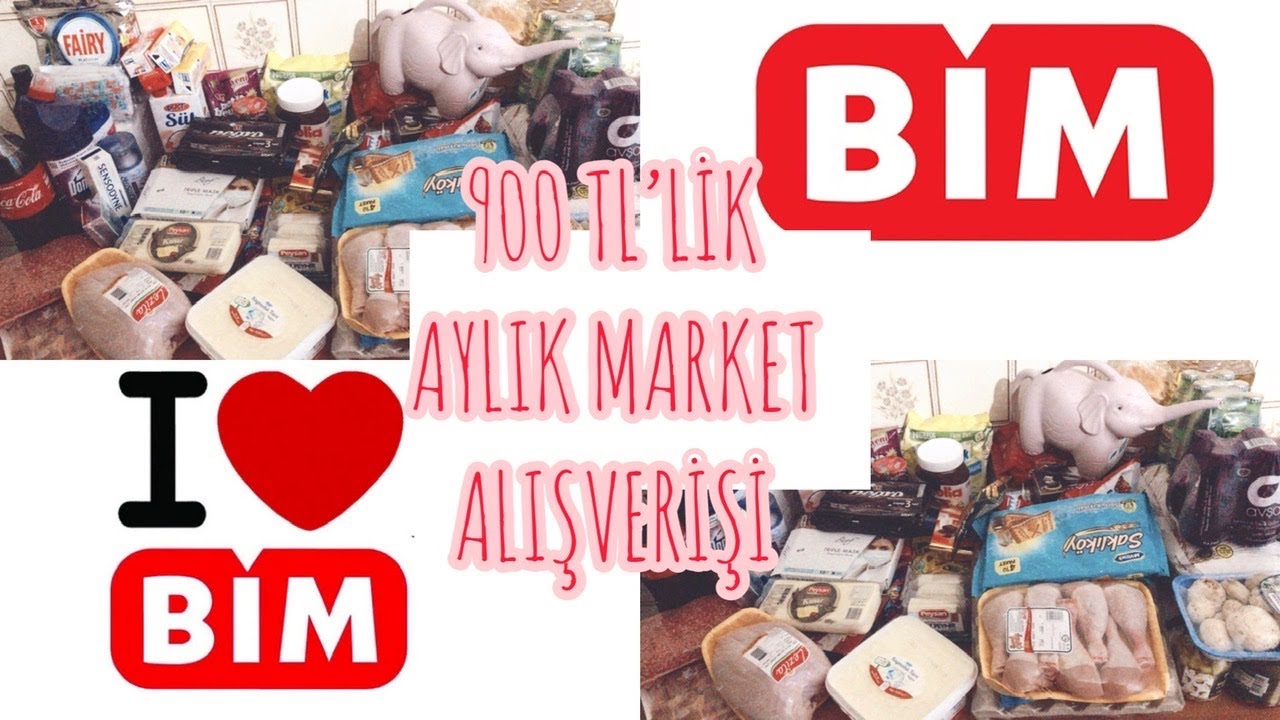 900 TL’LİK AYLIK MARKET ALIŞVERİŞİ