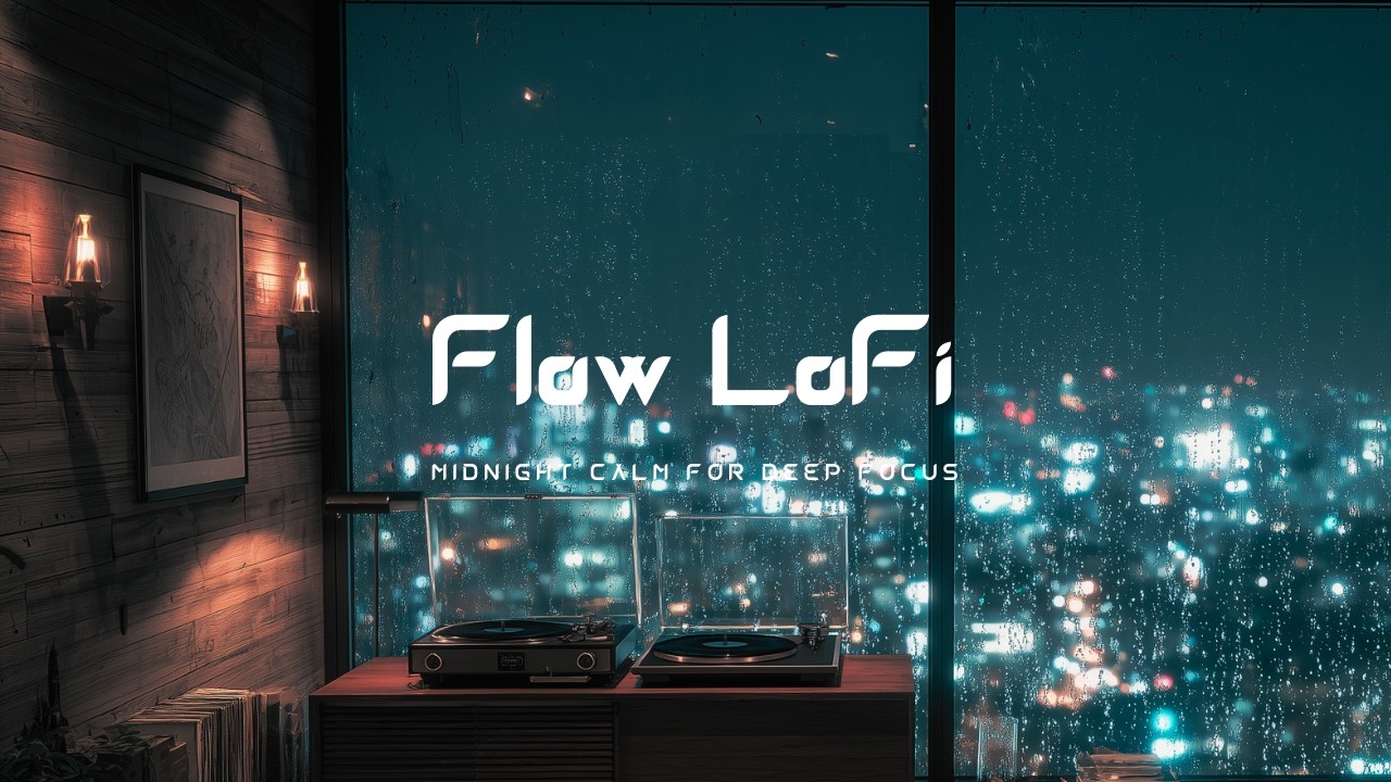 Rain Lofi | Tranquil Rainy Night by the Window for Deep Work & Relax