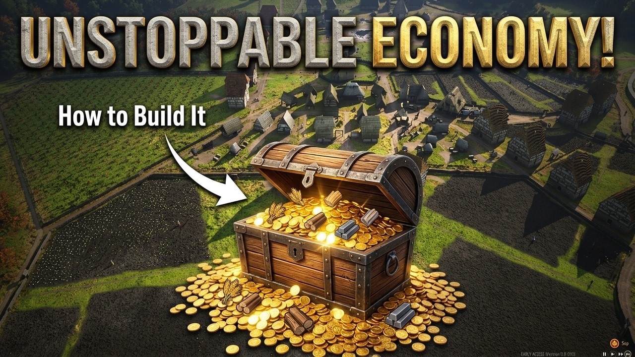 This Trade City Prints Money | Manor Lords Epic Gameplay in 4K