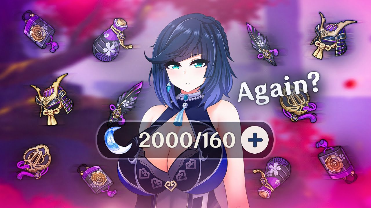 I Spent 2000+ RESIN On Yelan Artifacts Again...