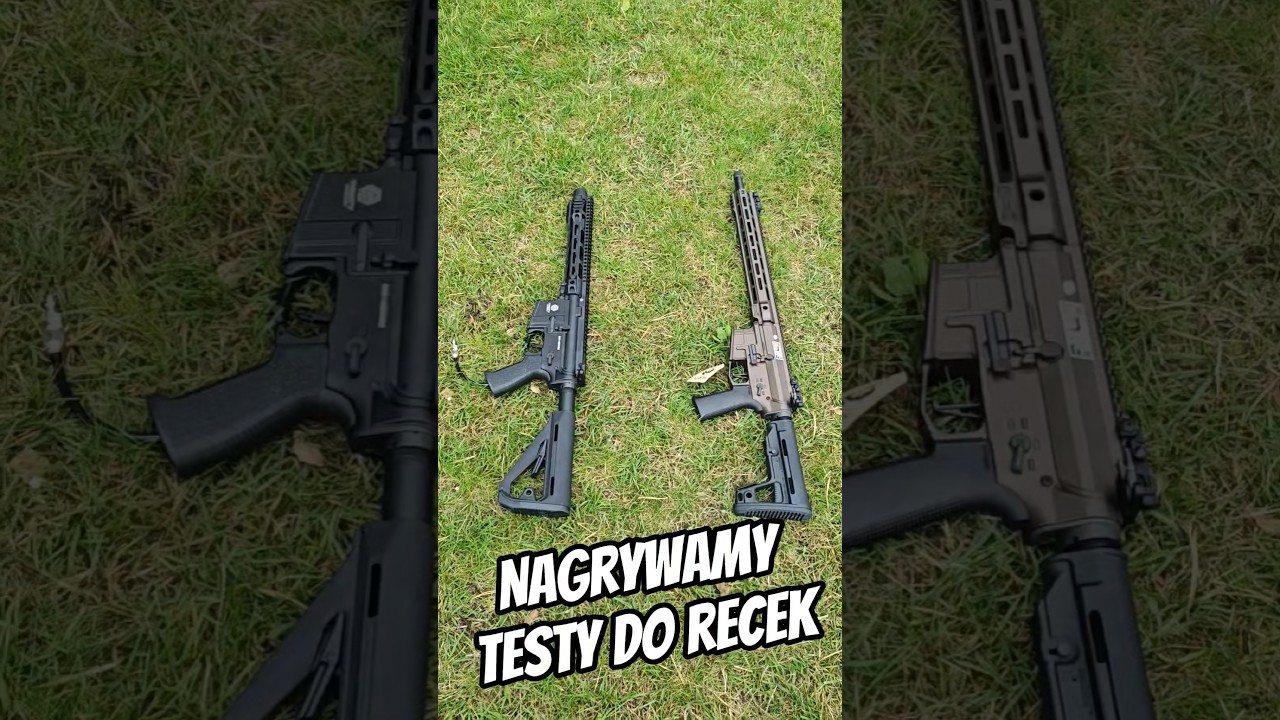 Nagrywamy testy replik do recenzji: Gate Trinity Pulsar D2 i Ares X-Class #airsoft #ulatindustries