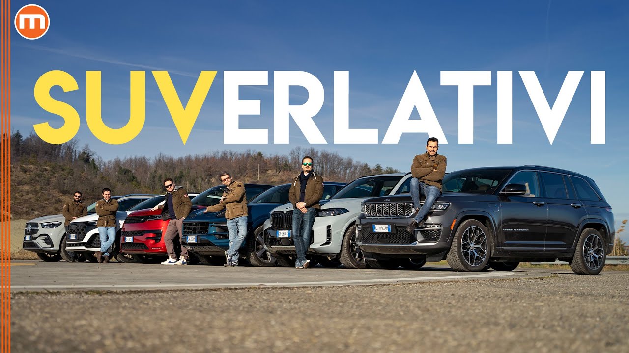Super SUV | Jeep Grand Cherokee vs Audi Q8, BMW X5, Mercedes GLE, Porsche Cayenne, Range Rover Sport