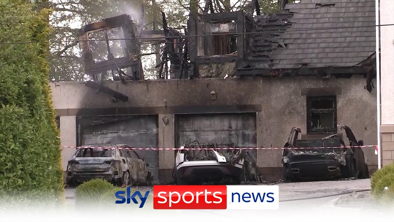 'Explosion' and fire at Glasgow home of Celtic chief executive Peter Lawwell
