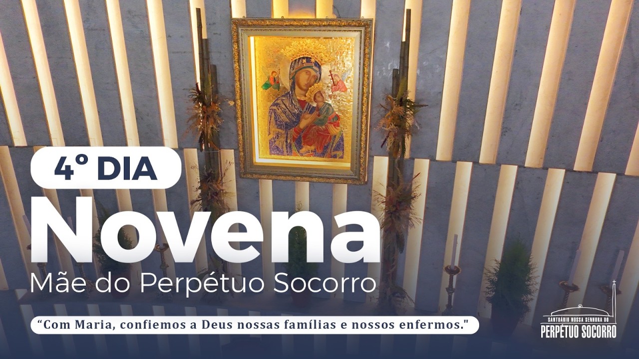 18h | Novena de Nossa Senhora do Perpétuo Socorro | AO VIVO | 4º dia - Pe. Parron | 04/02/2026