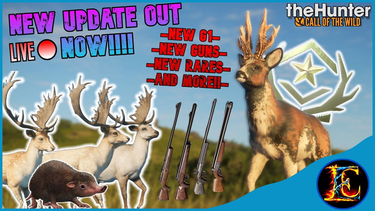 ITS UPDATE DAY BABY!!!! | New G1, New Guns, New Moose Antler, New Rares, AND MORE | LIVE |