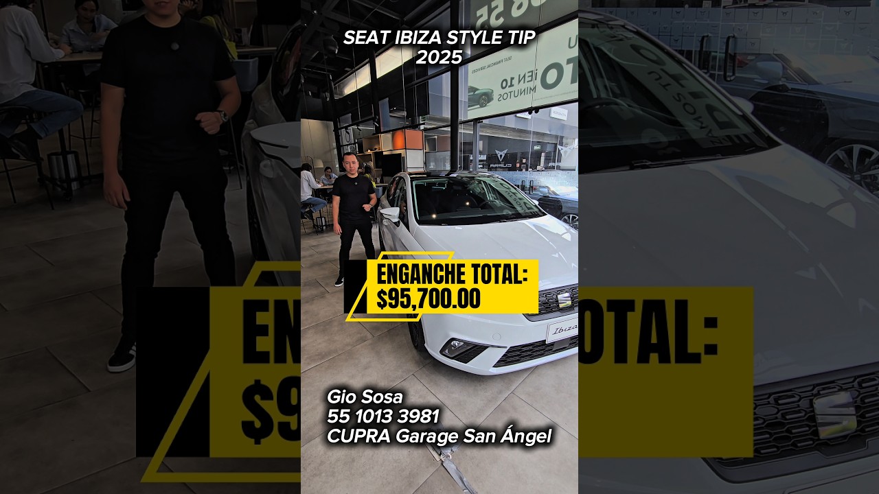 BONO DE $52K EN SEAT IBIZA STYLE AUTOMATICO | COMPRA con Gio Sosa