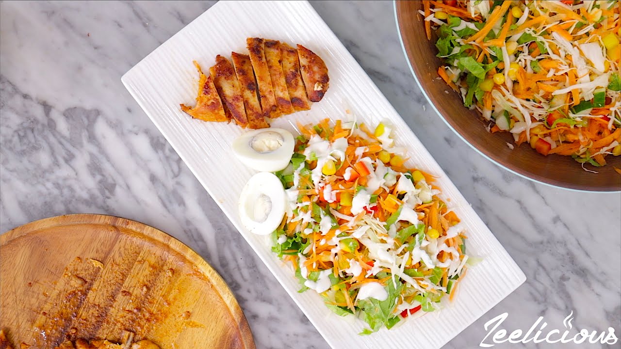 How To Make a Quick, Easy and Healthy Chicken Salad - Zeelicious Foods