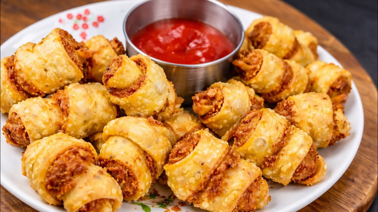आजीच्या काळातला जुन्या पद्धतीचा बटाटा रोल | खमंग आणि कुरकुरीत | samosa roll