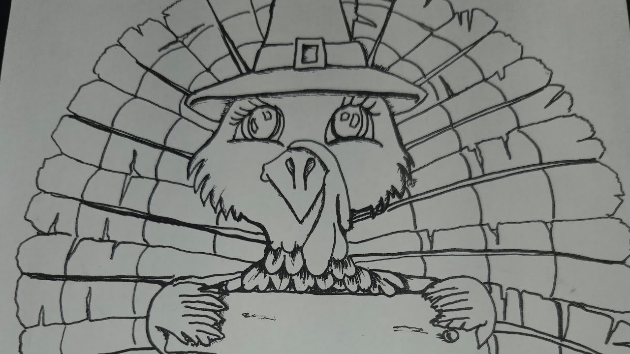 The Pynn fool life is live! color along with my turkey coloring page