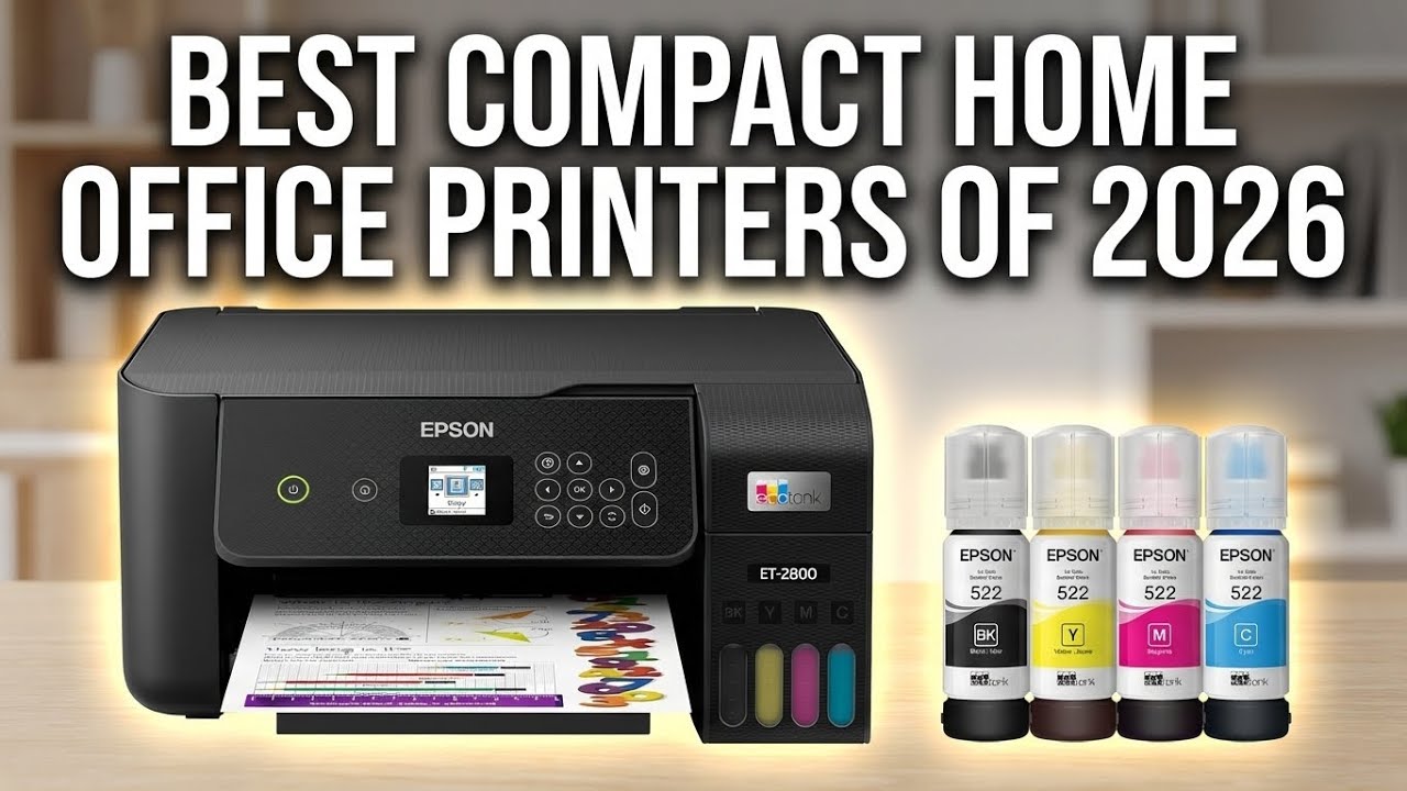 Best Compact Home Office Printers of 2026: Top 6 Space-Saving Models Tested
