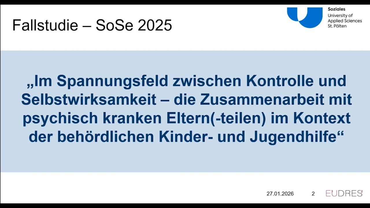 Melanie Stöger: Im Spannungsfeld zwischen Kontrolle und Selbstwirksamkeit