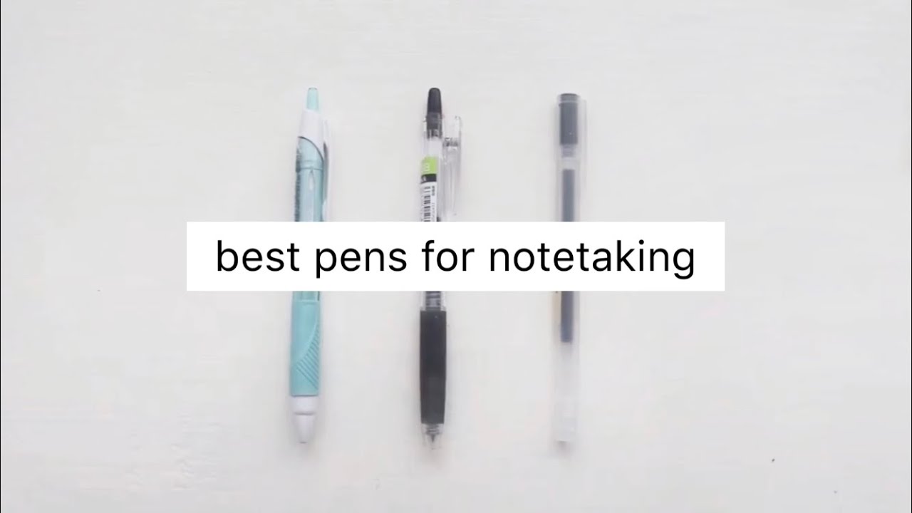 the best pen for notetaking (non-smear, skipping test, highlighting, etc)